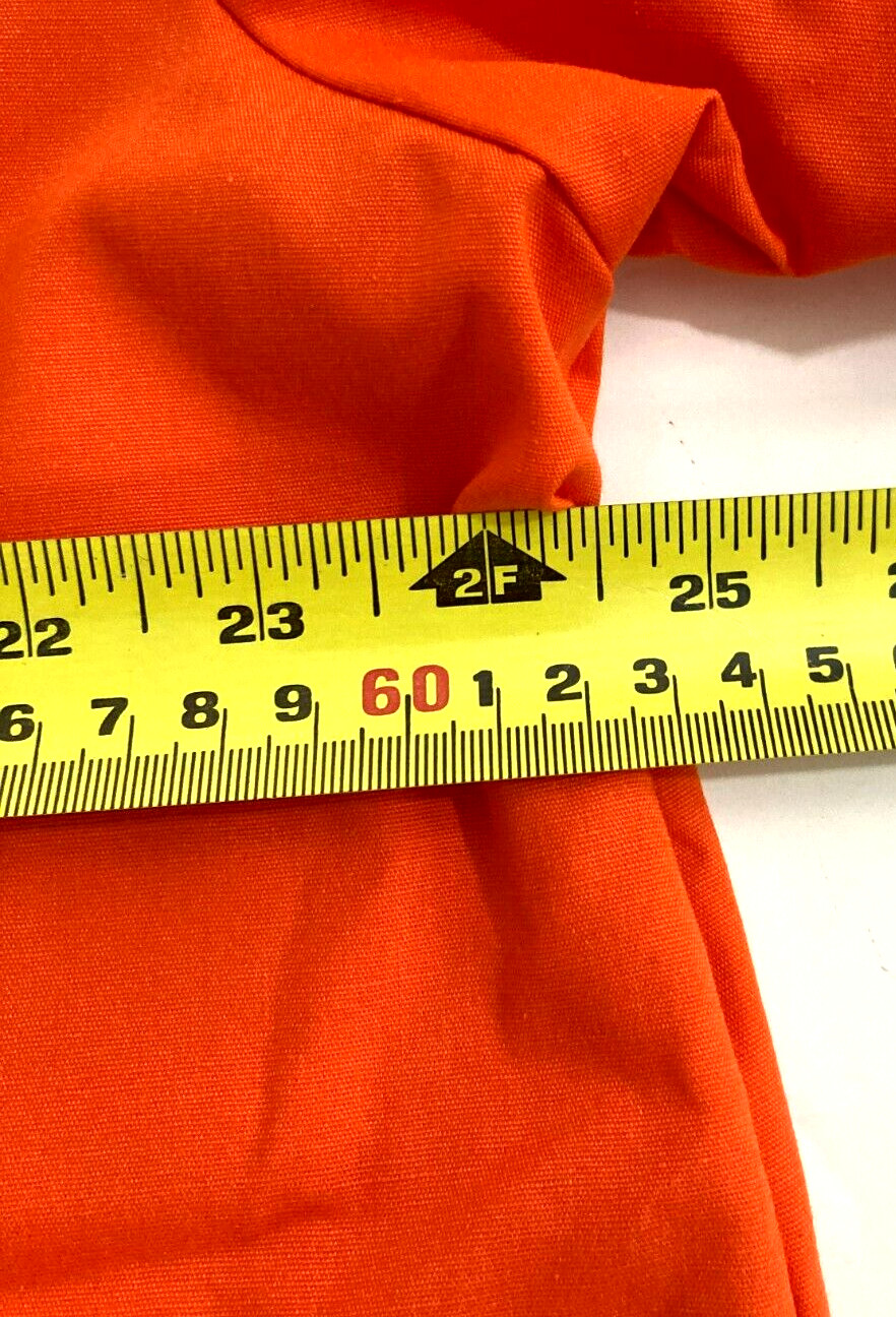 Aramark Authentic Prison Uniform Long Sleeve Shirt Sz… Gem