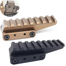 8 Slot Optic Riser Mount 20mm Picatinny Rail Fast Riser for Red Dot Sight Scope