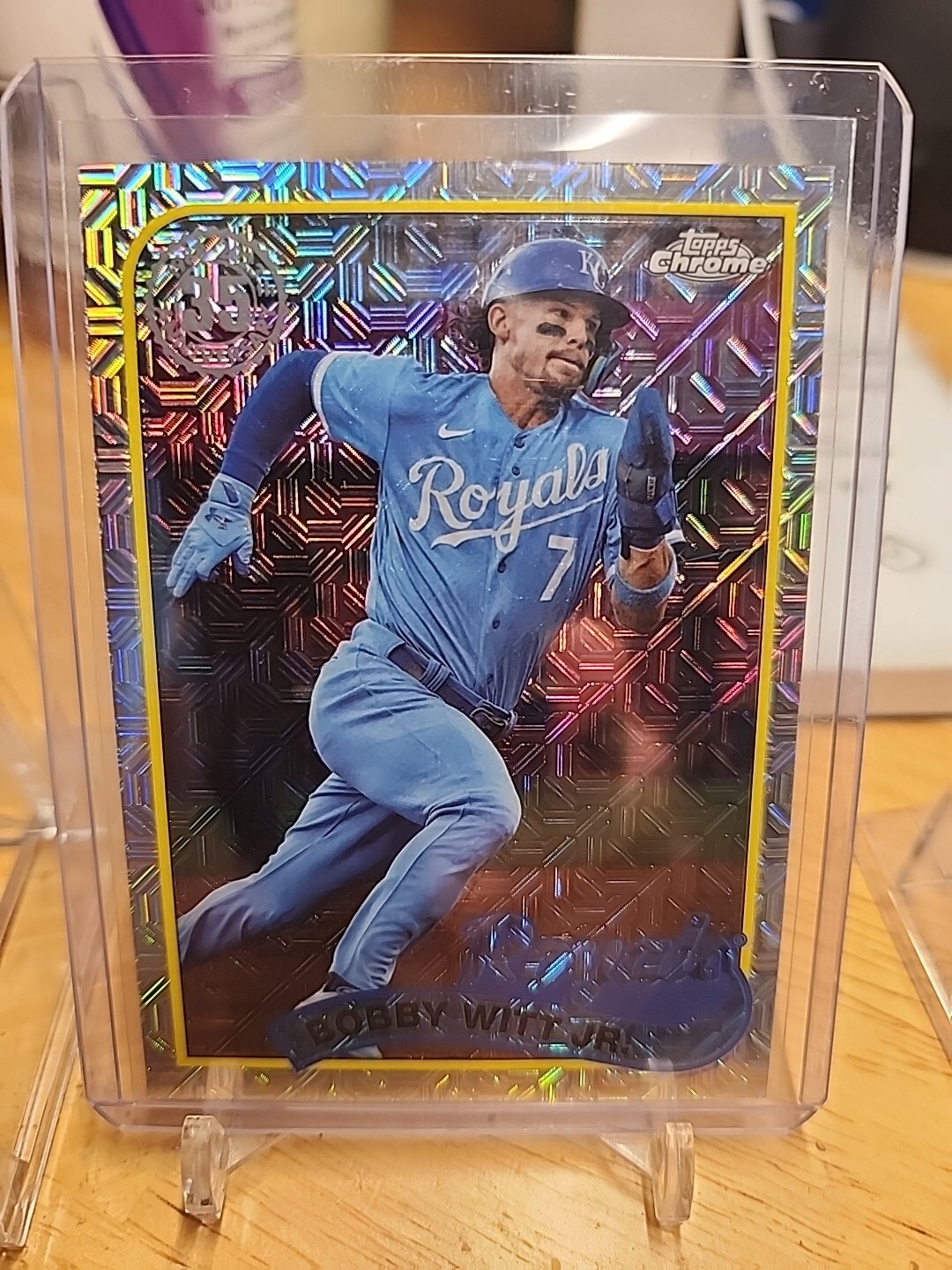 2024 TOPPS SERIES 1 SILVER PACK BOBBY WITT JR  35TH ANNIVERSARY CHROME MOJO NM-M