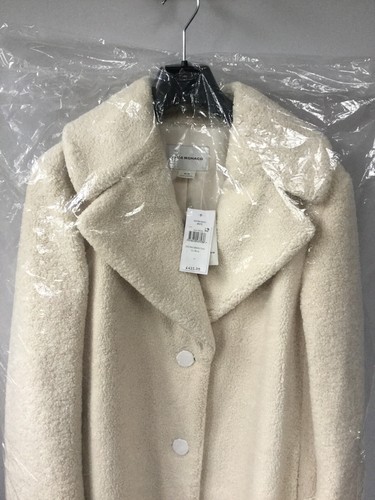 BNWT Ladies Club Monaco Cream Teddy Faux Fur Coat, UK Size M, Rrp £435, - Picture 4 of 7