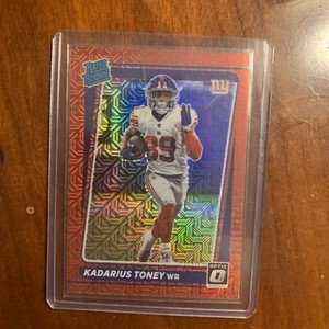 Kadarius Toney 2021 Panini Donruss Optic Red Mojo Parallel #212