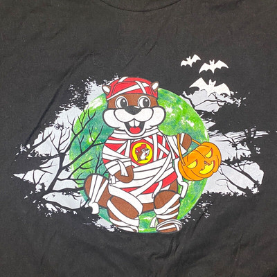 NWT Bucees Glow In The Dark Halloween T-Shirt BOO CREW Mummy Retired - Size 2XL