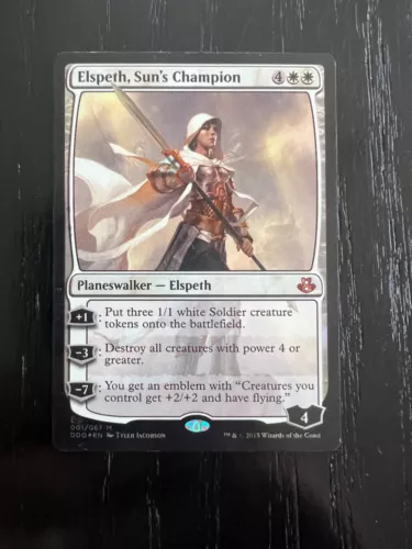 MTG - Elspeth, Sun's Champion - Duel Decks: Elspeth vs Kiora 001/067 Foil Mythic