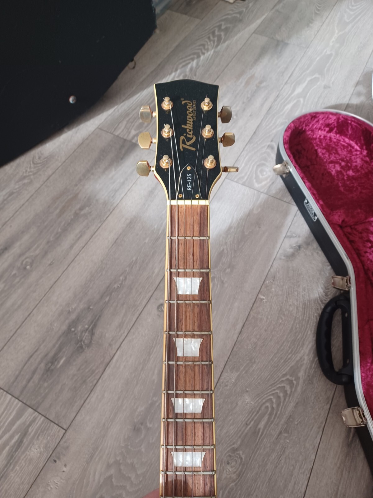 Richwood Les Paul Electric Guitar With Flight Case eBay