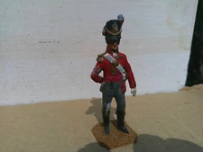 Stadden, Napoleonic British Infantry Officer, well painted lead 54mm, DJ