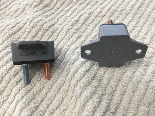 Staffa interruttore plastica 40 amp tipo I confezione da 2 12/24VDC MX31 - Foto 2 di 3