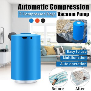 5-FREE-Bags-Portable-Mini-Electric-Air-Pump-Automatic-Compression-Vacuum-Pump