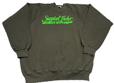 Vintage 80s Hanes Sweatshirt Mens XXL Black Blank Raglan Sleeve Crewneck J6