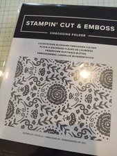 Stampin Up Countryside Blossoms Embossing Folder