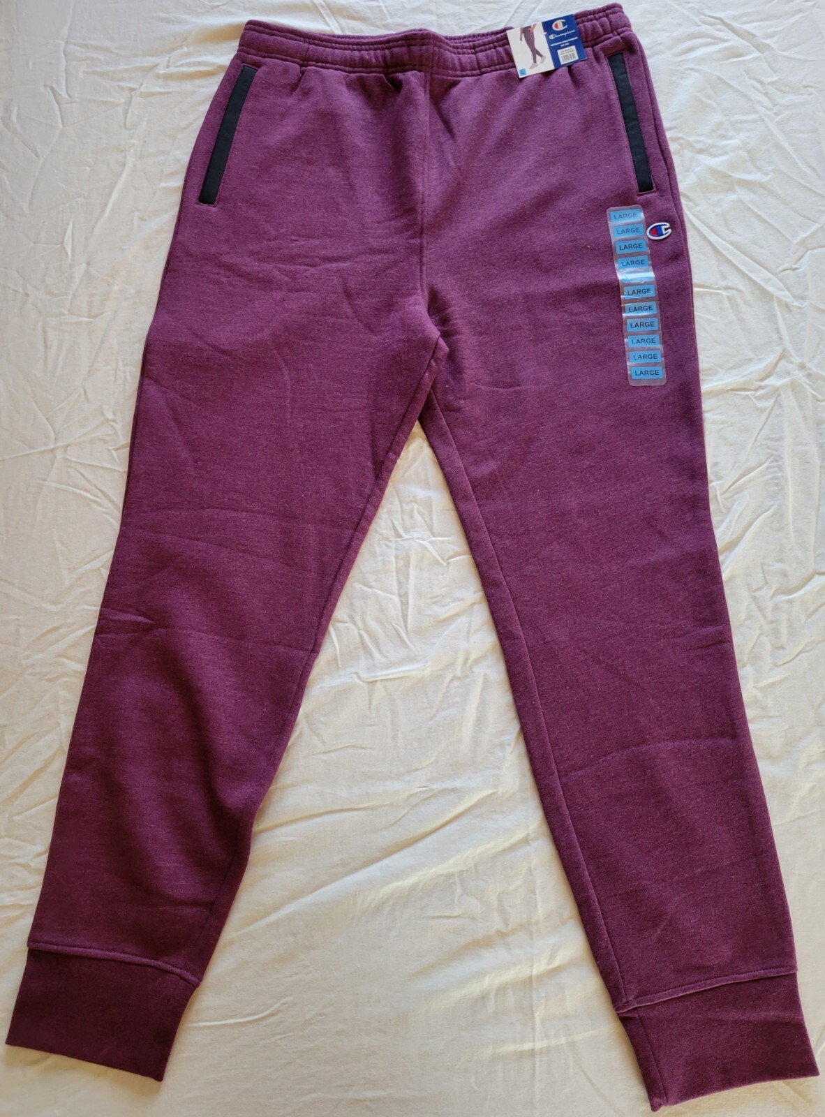 Champion Mens Large Jogger Sweatpants for Lounge & Active Wear