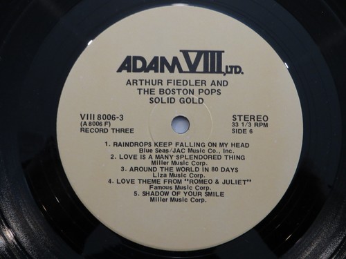 Arthur Fiedler & The Boston Pops - Solid Gold - 1973 - Vinyl 4xLP VG+/VG+ - Picture 5 of 12