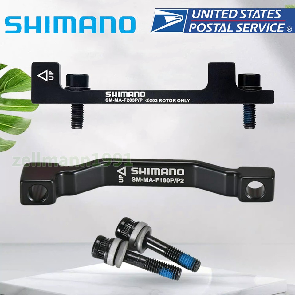 Shimano 160 A 180/203 mm pinza de rotor de freno de bicicleta pinza frontal posterior poste adaptador de montaje