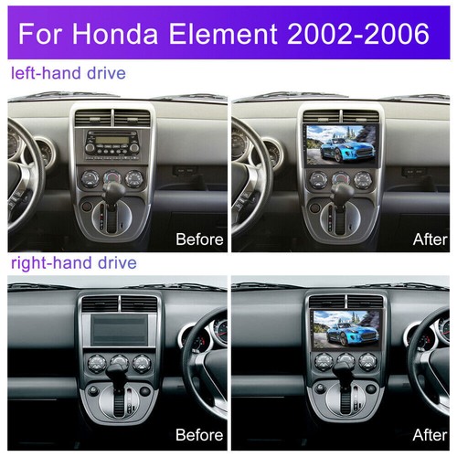 Android 14 Carplay Car Stereo Radio GPS FM BT 4G+64G For Honda Element 2003-2006 - Picture 3 of 17