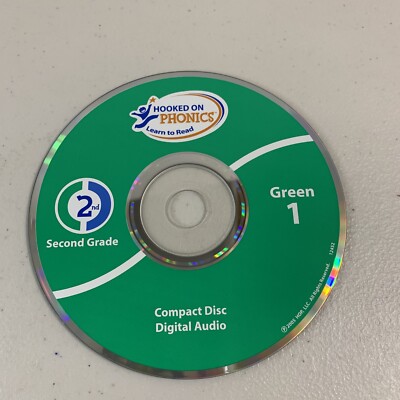 Hooked On Phonics Learn To Read 2nd Grade Green Disc 1 (disc Only) Replacement