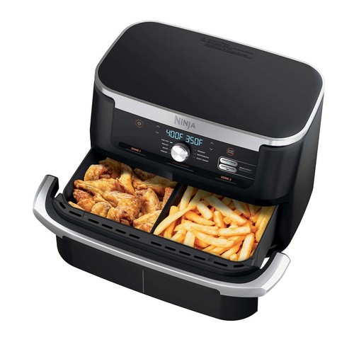 Ninja Foodi 7-in-1 DualZone FlexKorb Luftfritteuse mit 11-qt MegaZone AD600CO - Bild 1 von 7