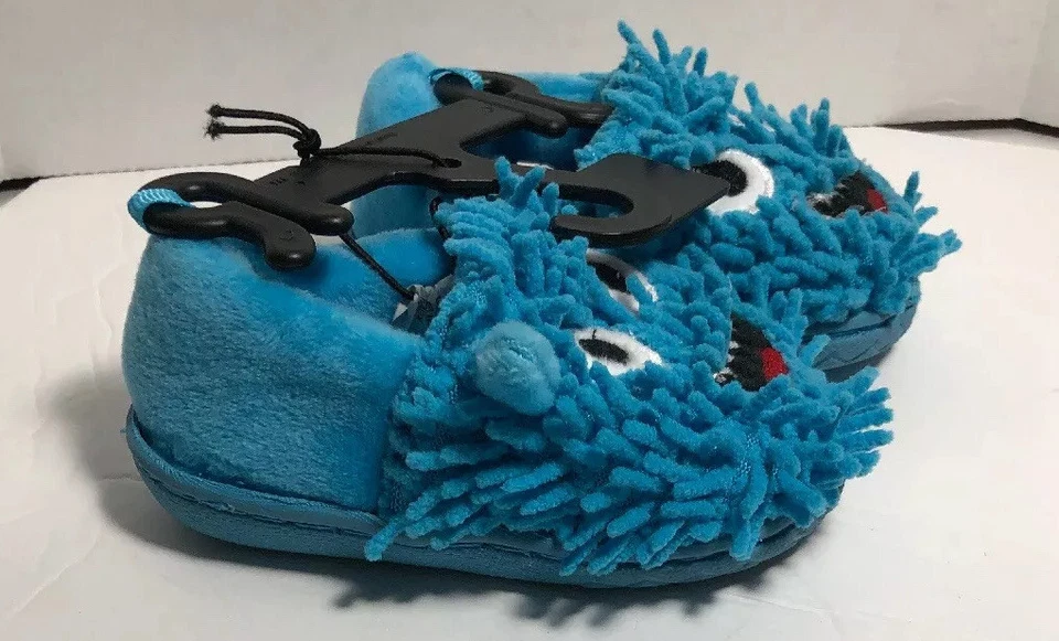 Chinelos infantis tamanho: 3 - Novo com etiquetas Blue Monster Skid Proof Ver descrição - Imagem 2 de 4