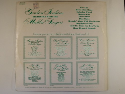 GORDON JENKINS orchestra with the MALIBU SINGERS - OZ edition LP - Picture 2 of 2