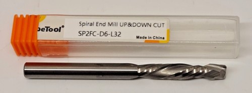 SpeTool Spiral End Mill Up & Down Cut Router Bit Woodworking Carpentry - Picture 2 of 10