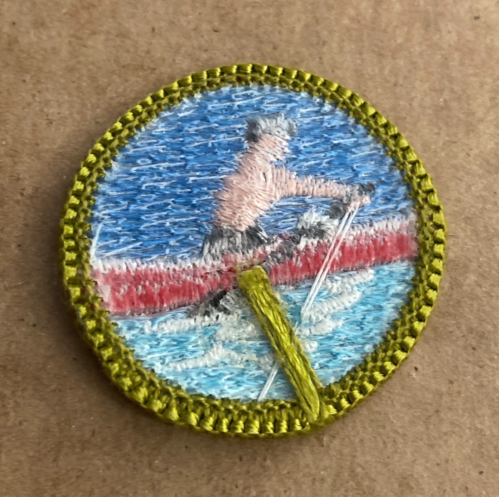 scouts ROWING kayak canoe ⭐ Boy Scout Troop Patch Crest Merit Badge ⭐ BSA