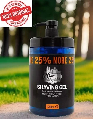 The Shave Factory Shaving Gel | 1250ml | 1500ml | 25% Extra