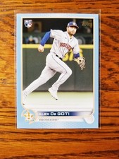 2022 Topps Update Alex De Goti US29 Father’s Day Blue Rookie /50 Astros SSP