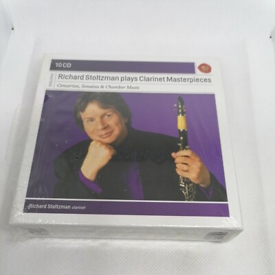 Richard Stoltzman plays clarinet masterpieces. Concerto, sonatas... 10 Cds