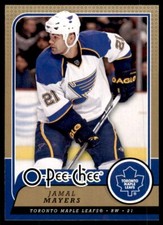 Jamal Mayers 2008-09 O-Pee-Chee #491 Toronto Maple Leafs