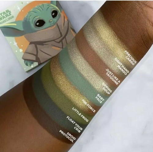 Colourpop Eye Shadow Palette The Child Baby Yoda & 8 inch Star Wars PLUSH - Picture 6 of 8