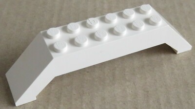 LEGO - Bogen / Arch 45  10 x 2 x 2, doppelt geneigt, weiß # 30180