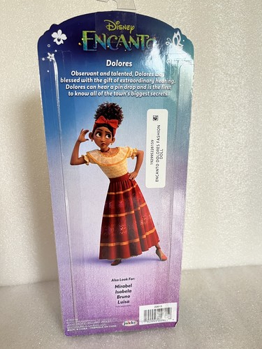 Disney Encanto 11" Inch Prima DOLORES Madrigal Fashion Doll - NEW - Picture 3 of 5
