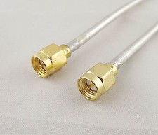 1x SMA Male To SMA Male Plug Straight Pigtail Flexible Jumper Cable RG402 15CM