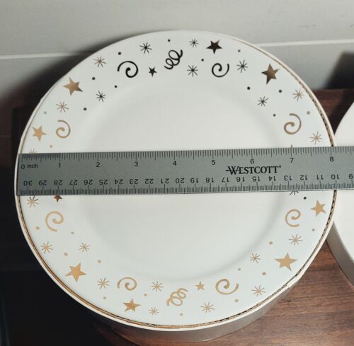 Vintage (NIB) 1996 Pampered Chef "Celebration" dessert/appetizer plates (x4) - Picture 7 of 8