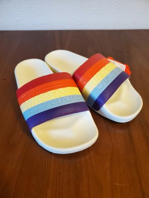 vans rainbow slides