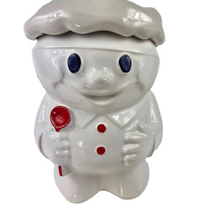 Cookie Jar Rare Vintage McCoy USA "Bobby Baker" Pillsbury Doughboy #183 Vtg