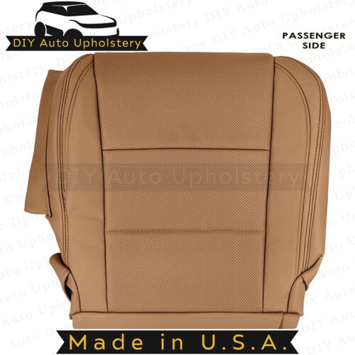 2013-2020 For Lexus GS350 Passenger Bottom Leather Seat Cover Brown - Picture 2 of 7