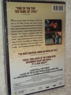 Ruby In Paradise (DVD 1993) romance drama Ashley Judd Todd Field