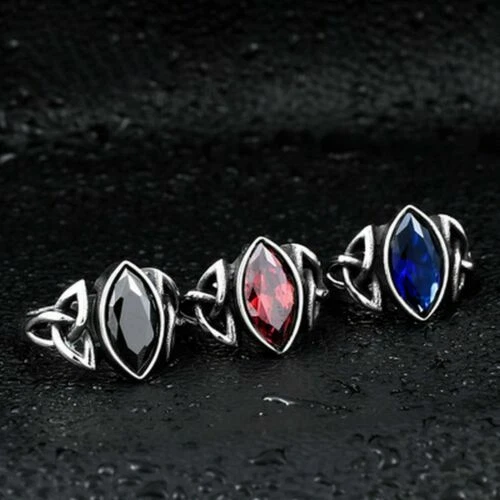 Anelli da uomo nere in acciaio