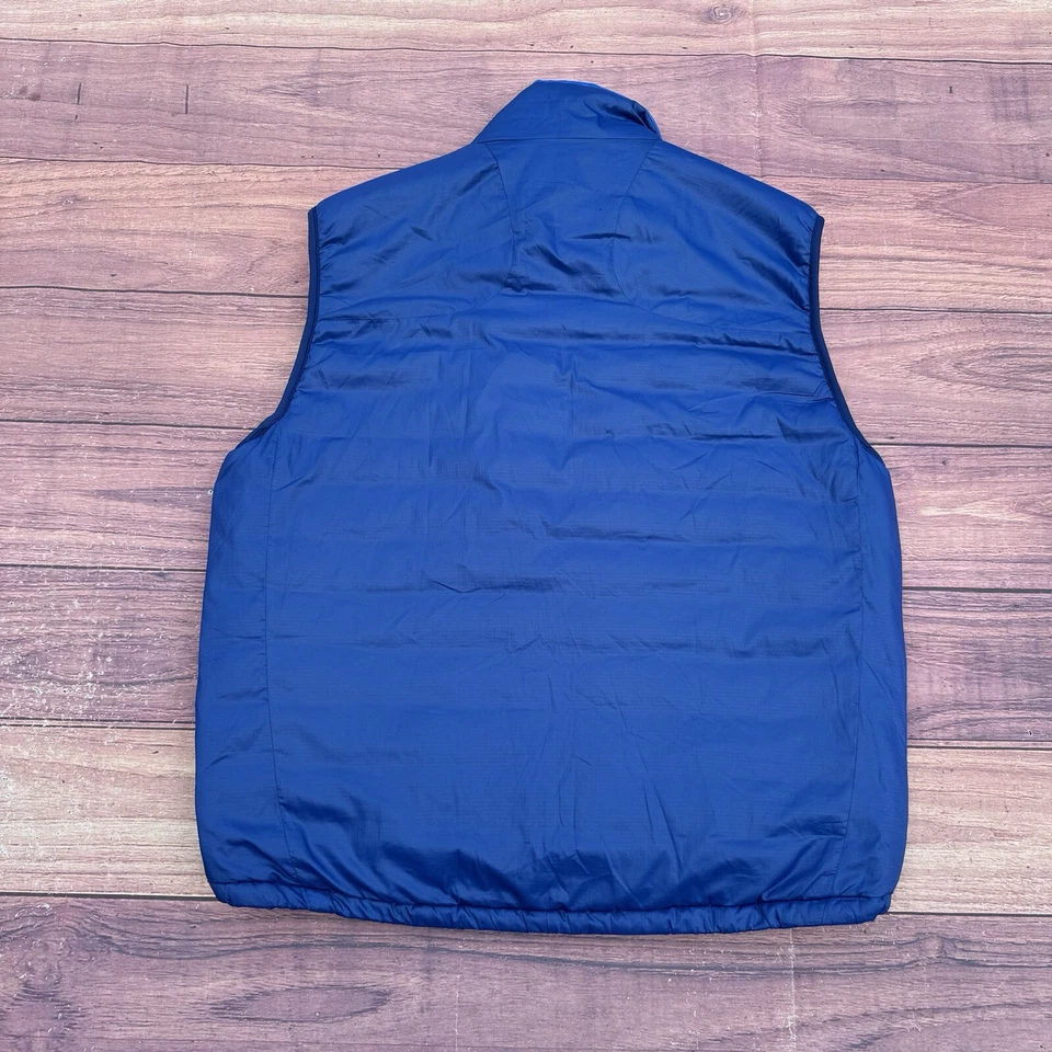 CHALECO AISLANTE PATAGONIA MICRO PUFF PARA HOMBRE Azul Talla Grande De Colección 2007 Cremallera Completa Foto 4 de 4