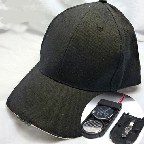 Baseball Cap with LED Lights Adjustable Strap Hats Fishing Camping Hiking Adults - Bild 7 von 16