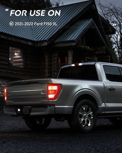 Taillight Assembly Compatible with 2021 2022 2023 Ford F150 XL Non Blind Spot - Picture 4 of 9