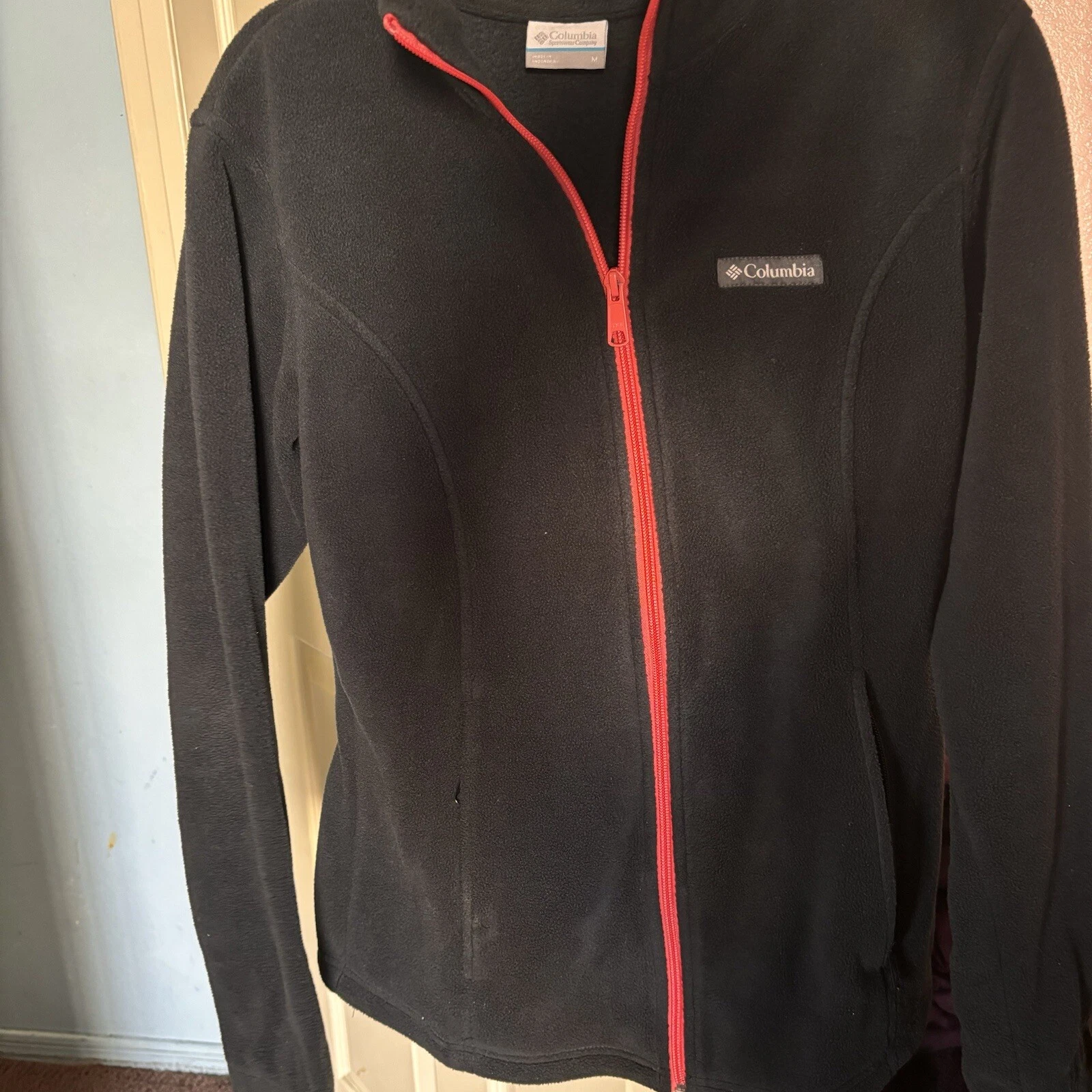 Columbia Sportwear Zip Up High Neck Fleece Jacket outdoor Kid’s Size M 10-12