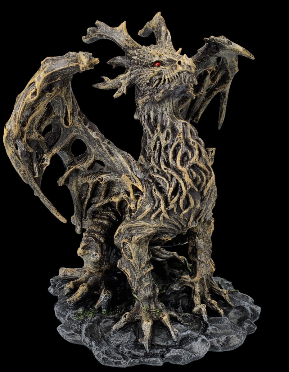 Dragon Figure Forest Dragon–Forest Dragon–20cm - Mystical Wicca Nature Decor
