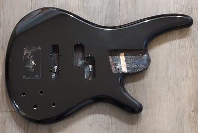 Ibanez SR300 ジャンク　分解発送 IBANEZ SR300 DX BASS GUITAR BODY - BLACK - MADE IN KOREA IN 2001