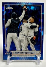 2022 Topps Chrome Sapphire Update Dancing In Detroit Baez #US238 Detroit Tigers