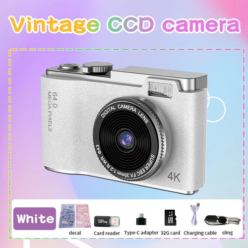 Kid Digital Camera for Children Camcorder Rechargeable Vlogging Camera - Imagen 8 de 25