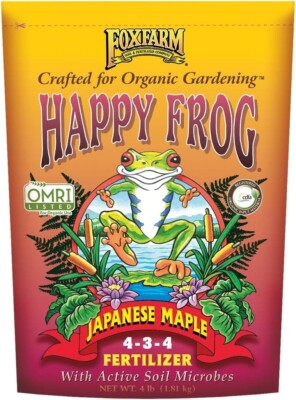 FoxFarm FX14660 4 lb Happy Frog Organic Japanese Maple Fertilizer