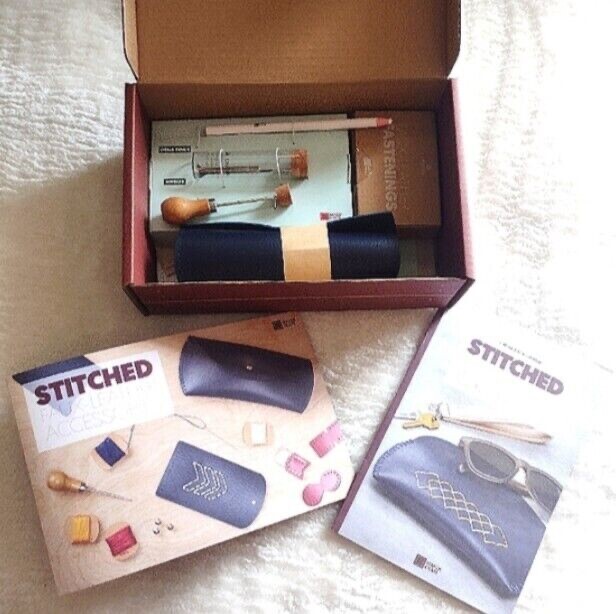 Kiwico Maker Crate crafting kit - Stitched Faux-Leather