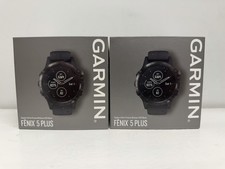 Garmin Fenix 5 Plus Sapphire Edition - grigio carbonio DLC titanio con cinturino nero NUOVO