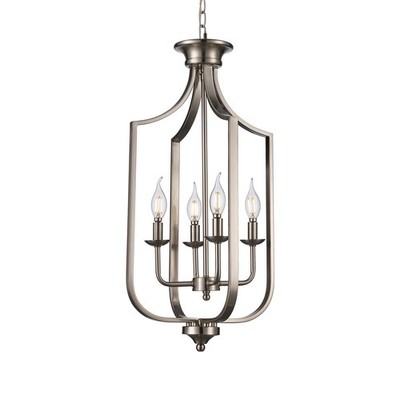 Trans Globe Lighting 11215 Hillcrest 4 Light 14''W Pendant - Nickel