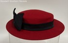 Doeskin Women's Red Felt Hat - Size NA — photo 7